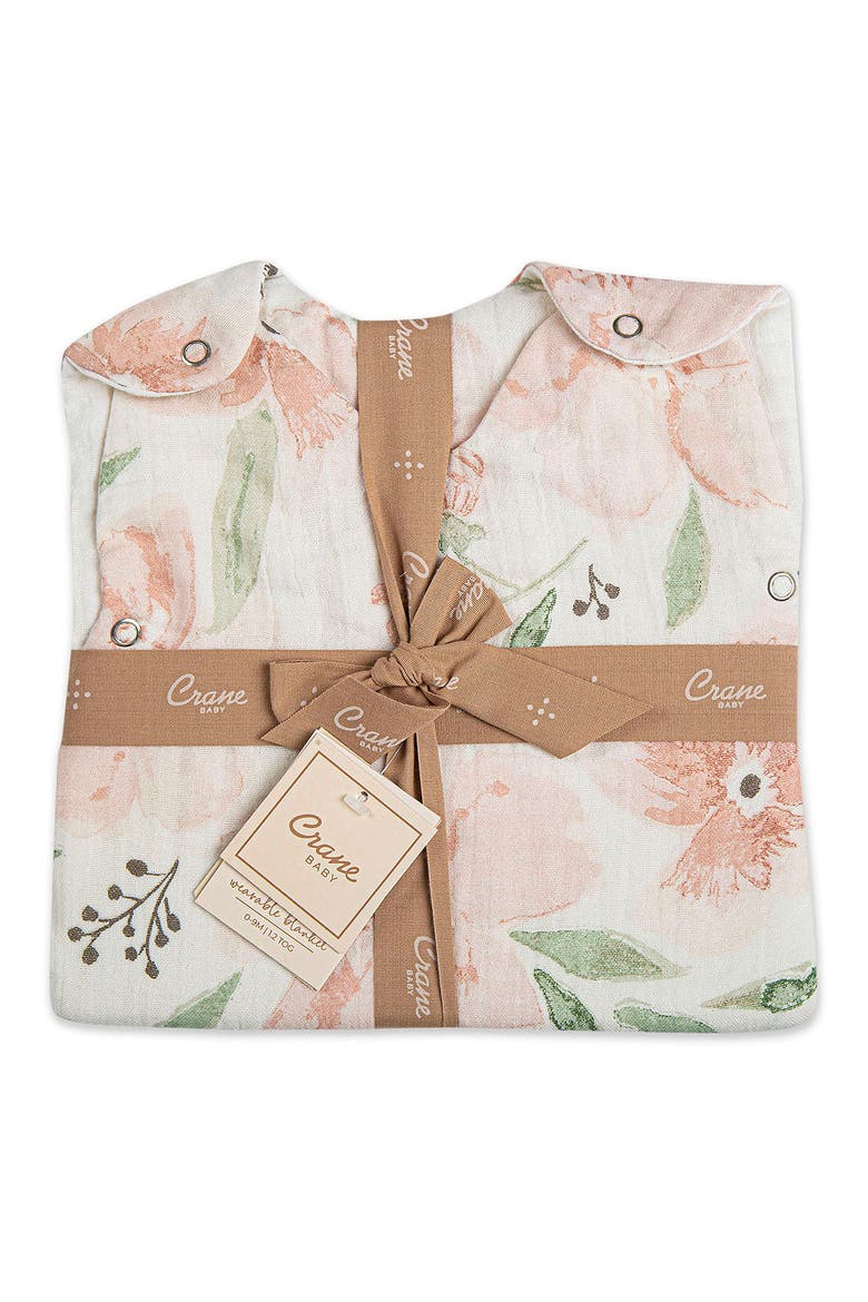 Cotton Wearable Blanket, Alternate, color, PINK FLORAL