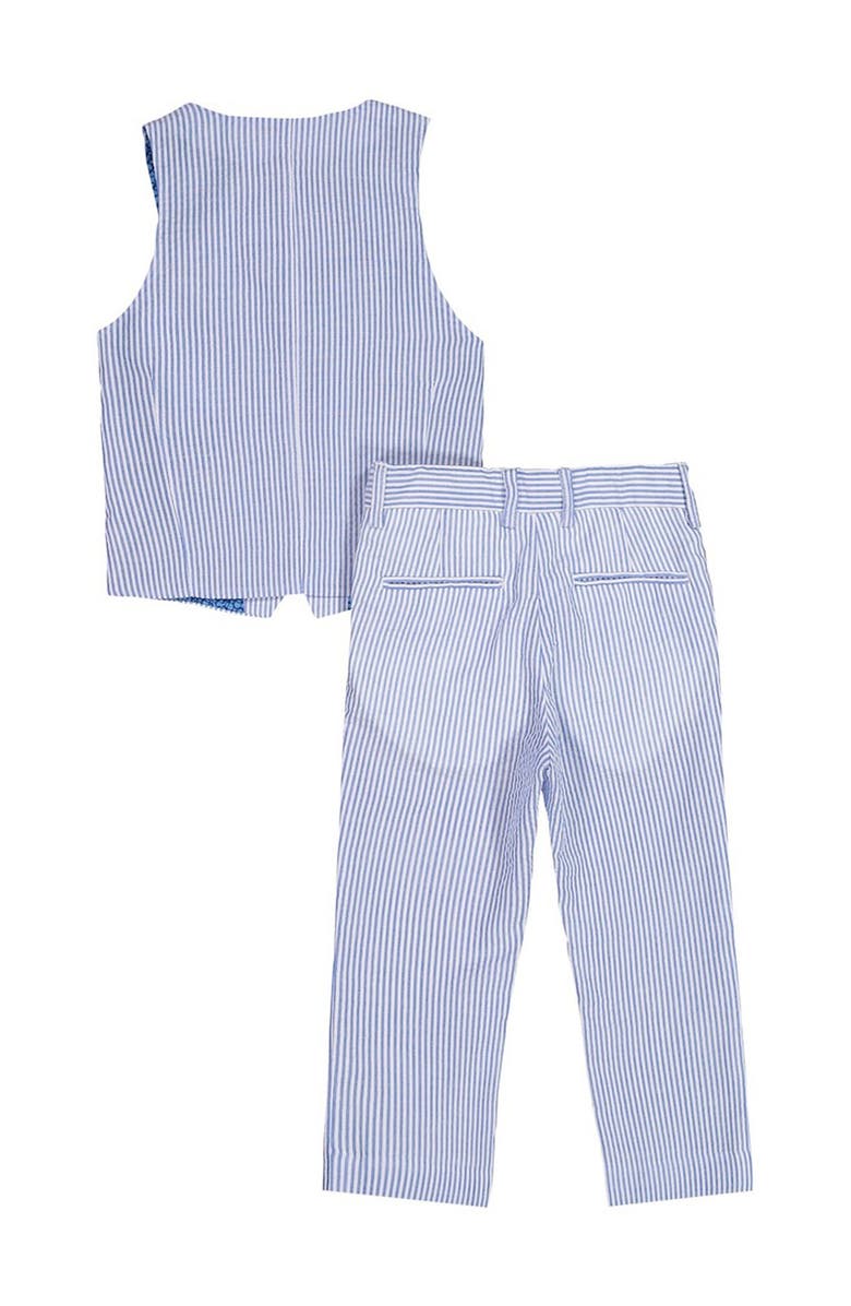 Andy & Evan Seersucker Vest & Pant 2-Piece Set, Main, color,