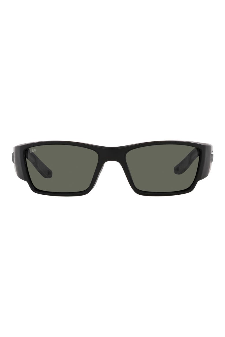 Corbina Pro 61mm Rectangular Sunglasses, Main, color, MATTE BLACK