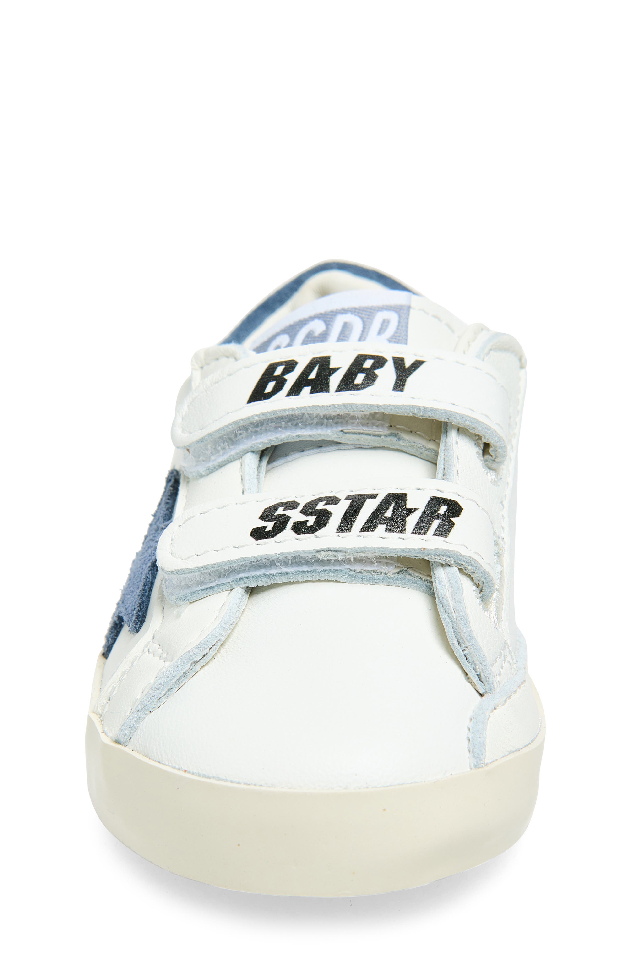 Kids' Baby School Sneaker, Alternate, color, WHITE/ BLUE DENIM
