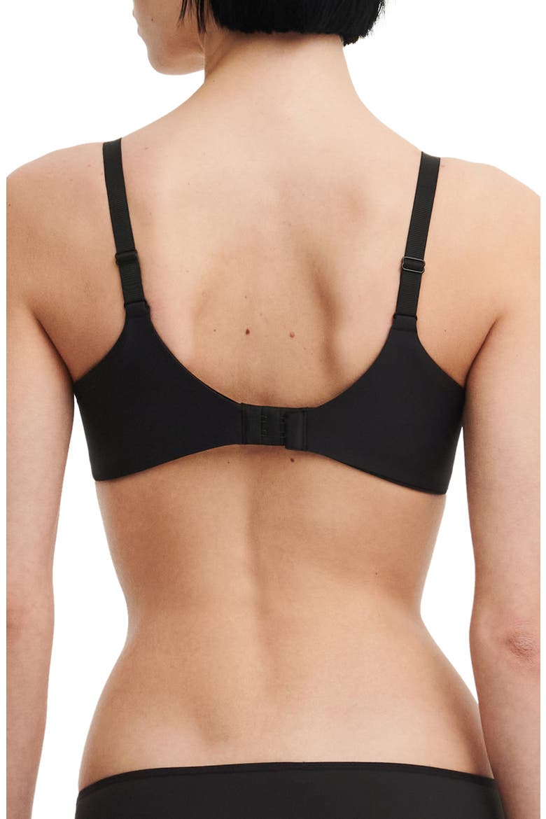 Graphic Underwire Memory Foam T-Shirt Bra, Alternate, color, BLACK