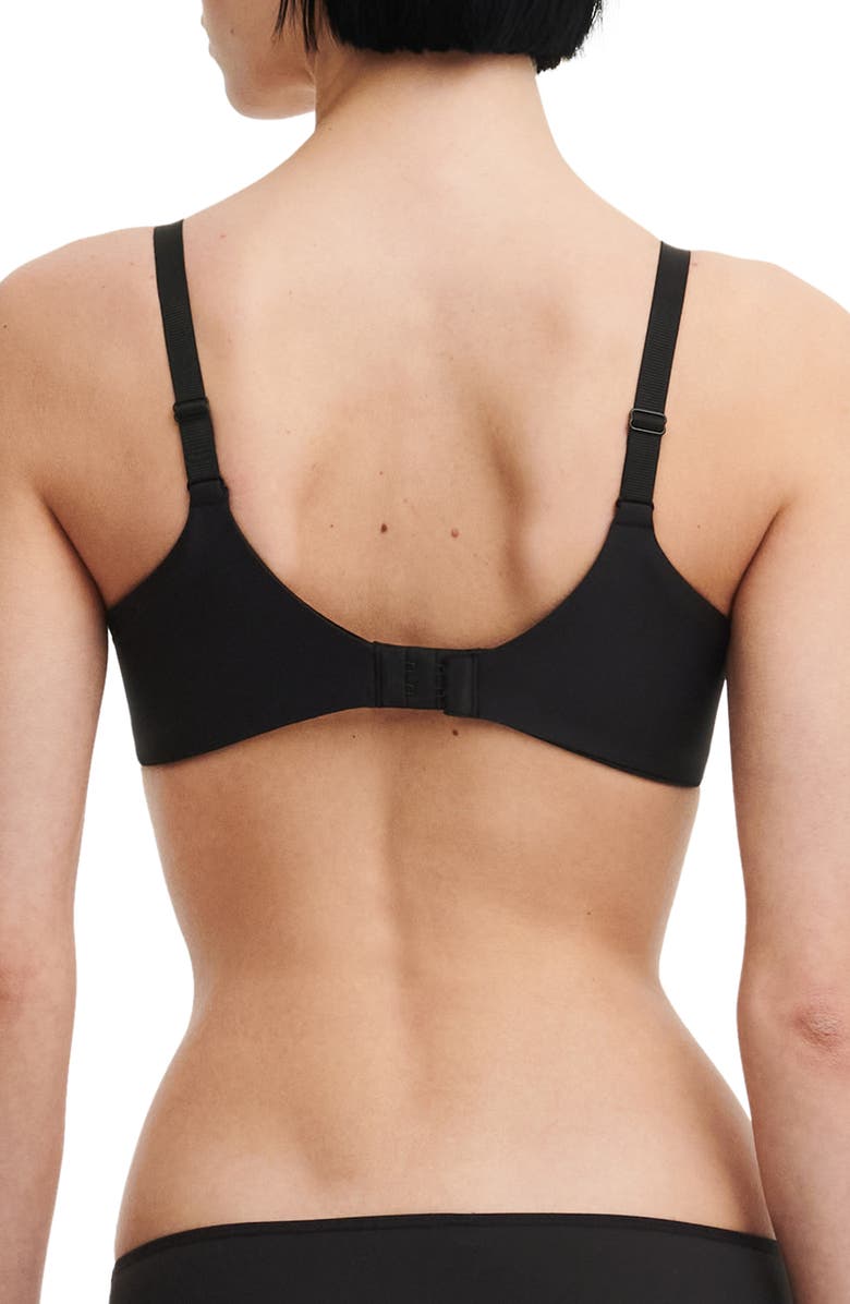 Chantelle Lingerie Graphic Underwire Memory Foam T-Shirt Bra, Alternate, color, Black