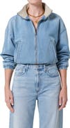 Citizens of Humanity Bubble Denim Bomber Jacket