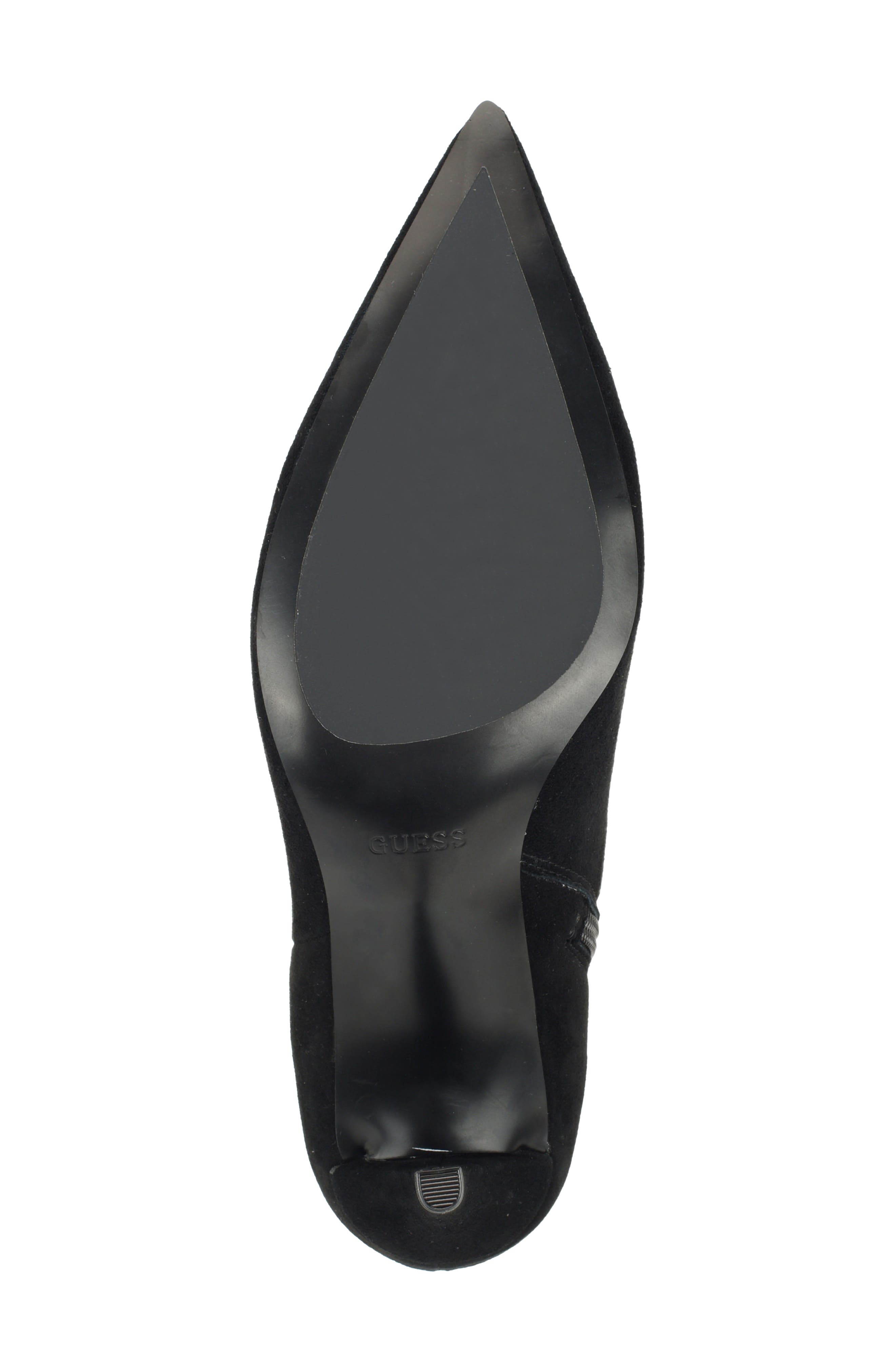 Austina Pointed Toe Bootie, Alternate, color, BLACK