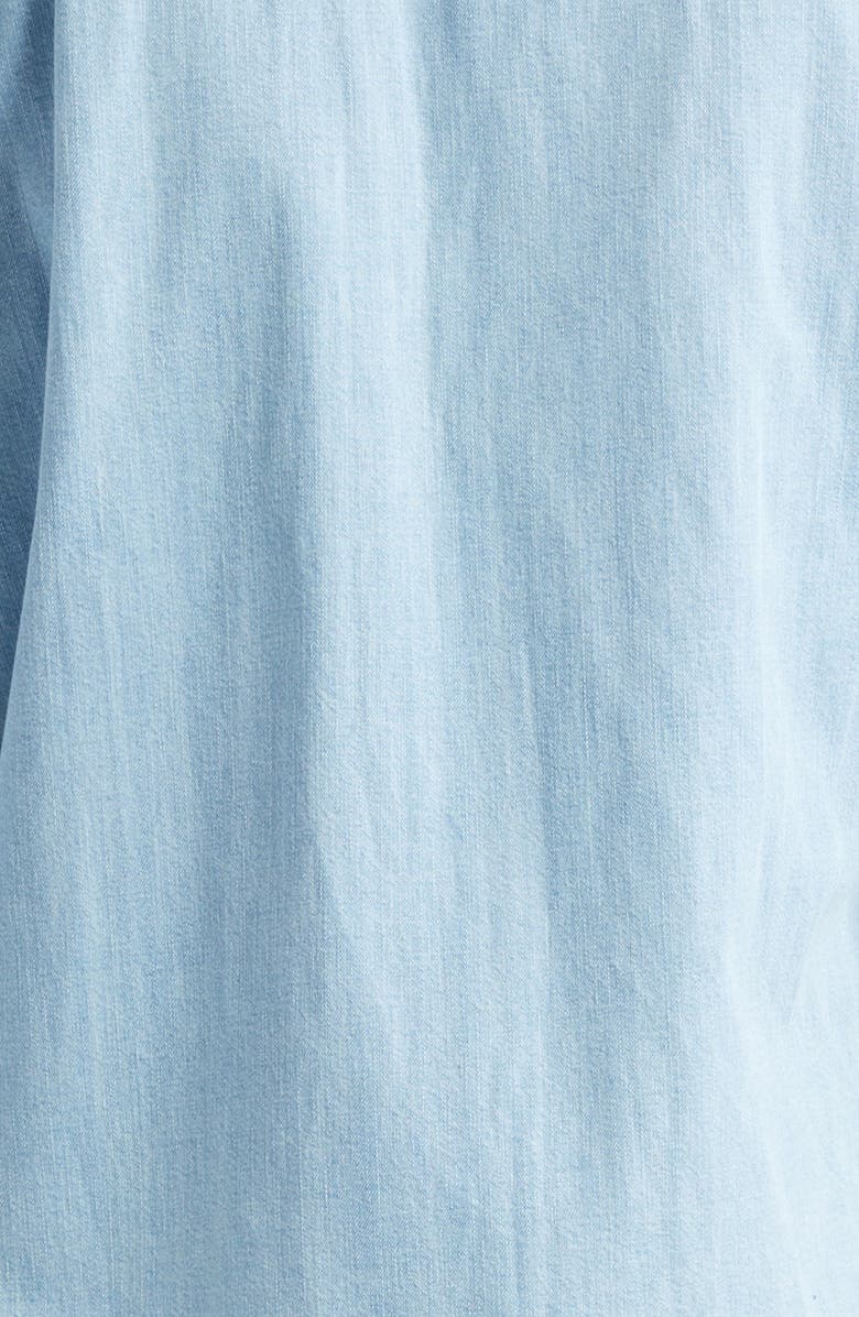 KENZO Cotton Denim Kimono Jacket, Alternate, color, 