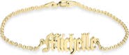 MELANIE MARIE Personalized Nameplate Pendant Bracelet
