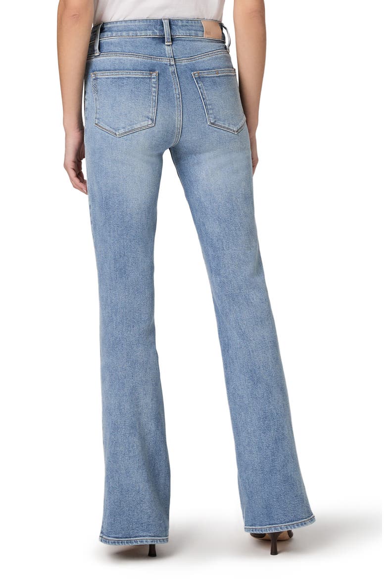 Laurel Canyon High Waist Slit Cuff Bootcut Jeans, Alternate, color, CANALS
