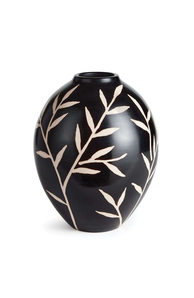 Napa Home & Garden Dayana Vase, Main, color, Black
