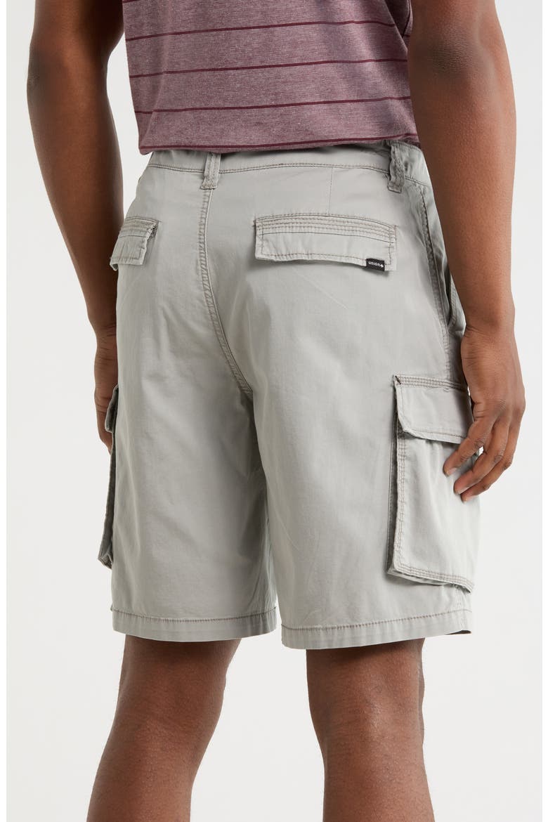 Porter Stretch Twill Cargo Shorts, Alternate, color, GREY CLOUD
