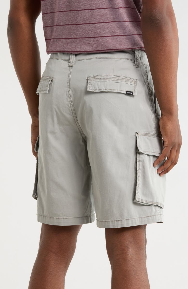 Union Porter Stretch Twill Cargo Shorts, Alternate, color, Grey Cloud