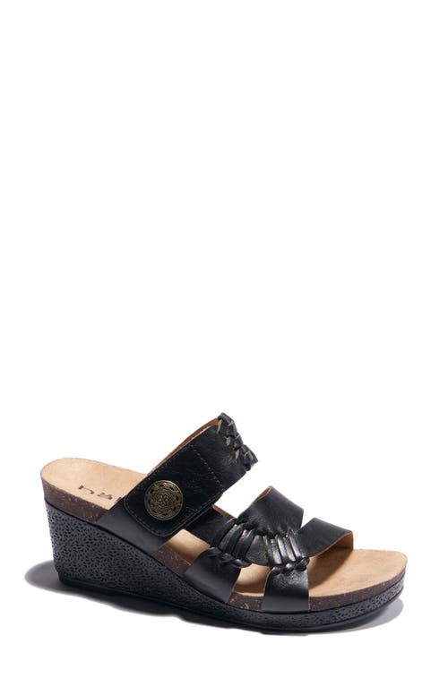 Shop Halsa Footwear Hälsa Footwear Genoa Wedge Sandal In Black