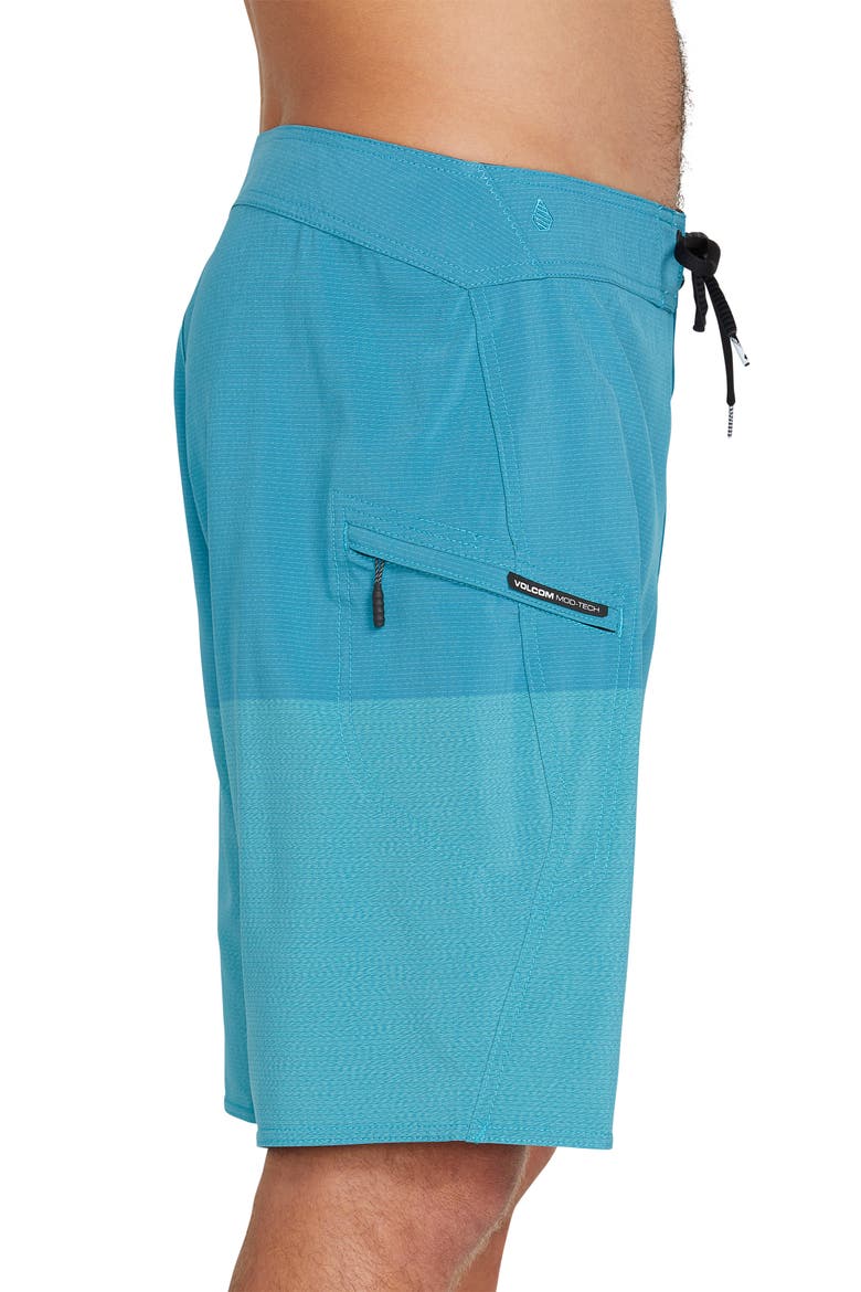 Lido Colorblock Board Shorts, Alternate, color, BISCAY GREEN