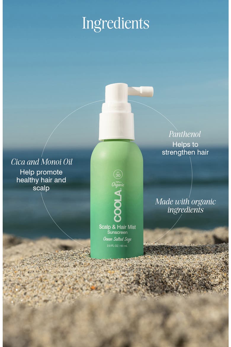 Suncare Ocean Salt & Sage Scalp & Hair Mist SPF 30, Alternate, color, NO COLOR