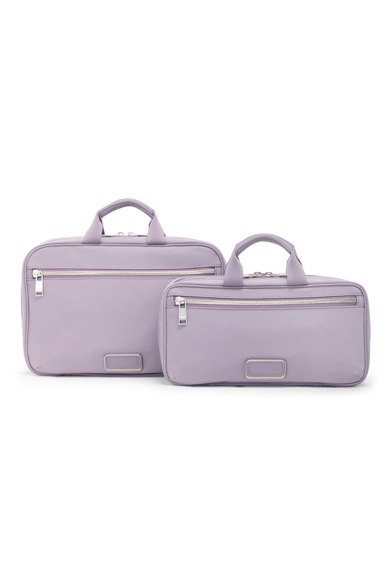 Small Madeline Nylon Cosmetics Bag, Alternate, color, LAVENDER