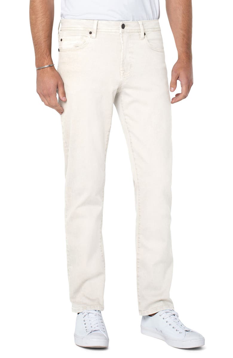Liverpool Regent Relaxed Straight Leg Jeans, Main, color, Natural