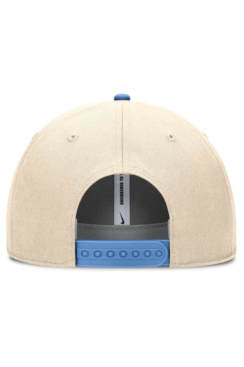 Men's Nike Natural North Carolina Tar Heels Rise Legacy Adjustable Hat, Alternate, color, Natural