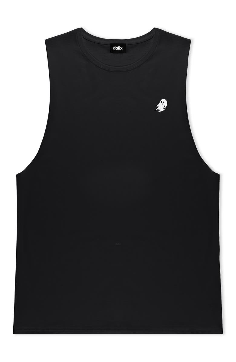 Dalix Ghost Lightweight Jersey Tank, Main, color, Black