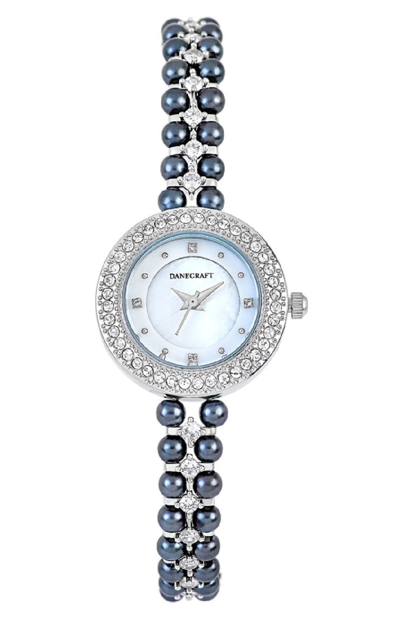 Danecraft Mother-of-Pearl Quartz Bracelet Watch, 25mm