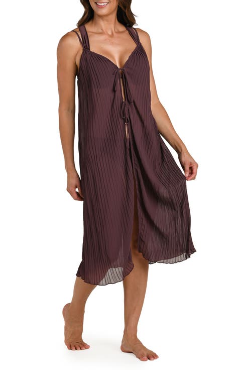 Sunbeams Open Tie Front Cover-Up