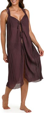 La Blanca Sunbeams Open Tie Front Cover-Up