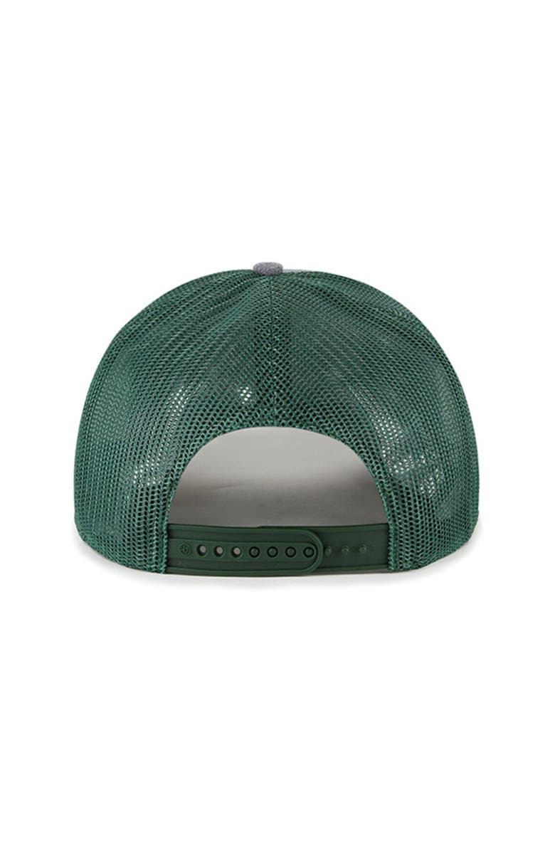 '47 Men's '47  Charcoal Michigan State Spartans Slate Trucker Snapback Hat, Alternate, color, Charcoal