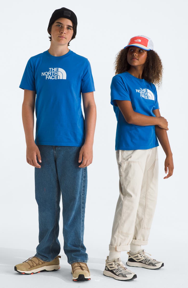 The North Face Kids
 Half Dome Logo Graphic T-Shirt, Alternate, color, Hero Blue