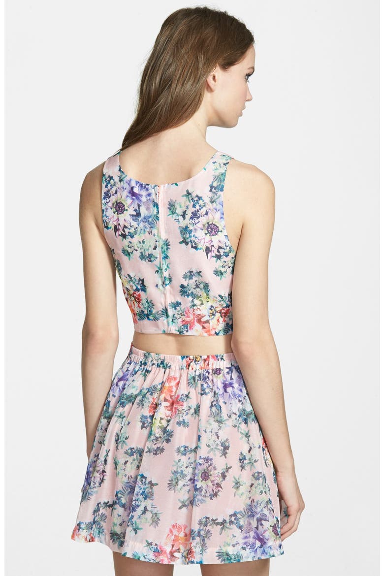 Floral Top, Alternate, color, PINK WHITE FLORAL