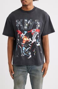BRAVADO Oversize KISS Graphic T-Shirt