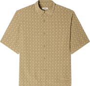SANDRO Link print loose-fit shirt