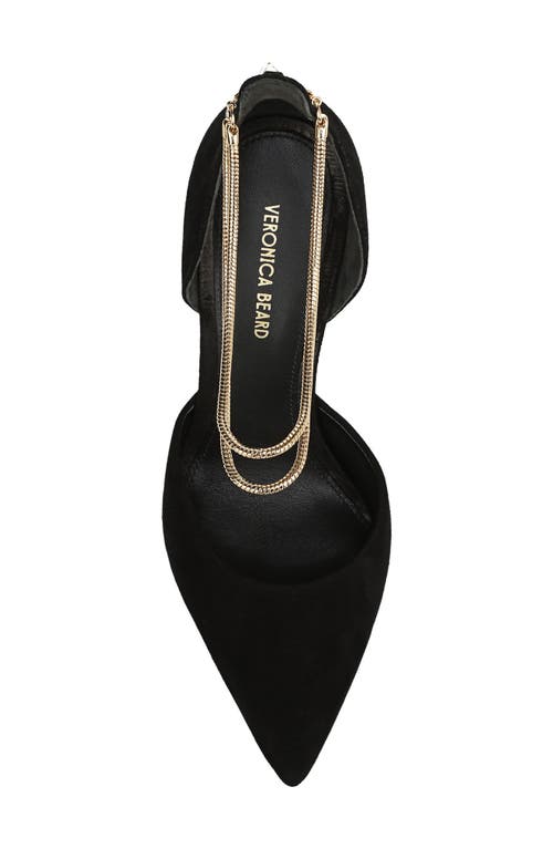 Veronica Beard Leandra Ankle Strap Pump In Black