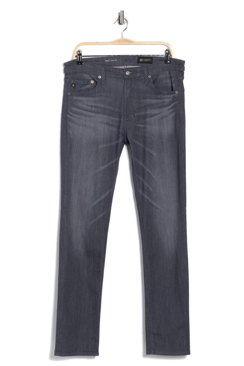 Tellis Straight Leg Jeans, Alternate, color, GREY LIGHT