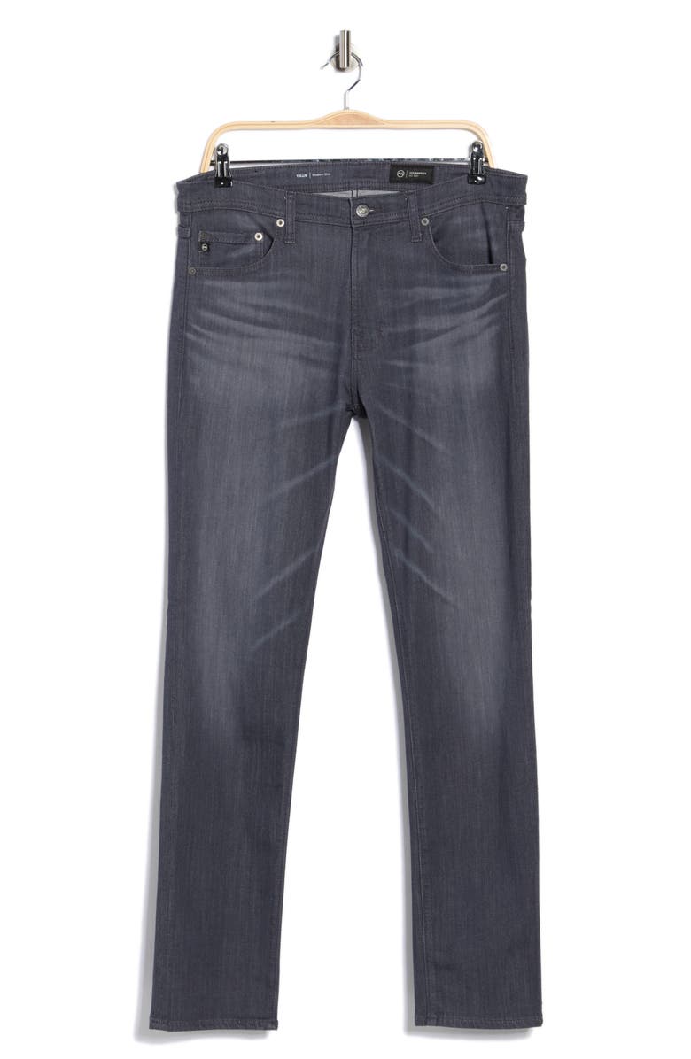AG Tellis Straight Leg Jeans, Main, color, Grey Light