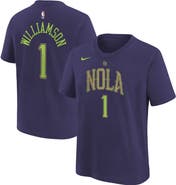 Nike Youth Nike Zion Williamson Purple New Orleans Pelicans 2024/25 City Edition Name & Number T-Shirt