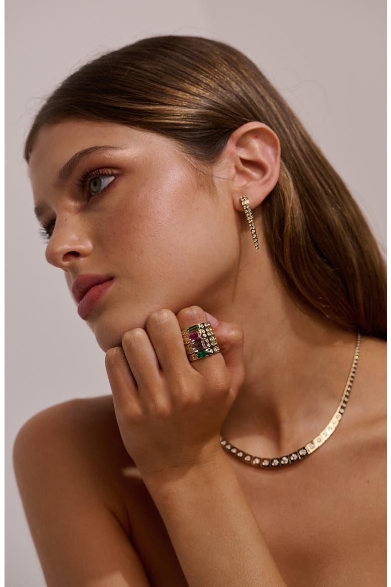 Leggo Emerald Marquise & Diamond Ring, Alternate, color, GREEN