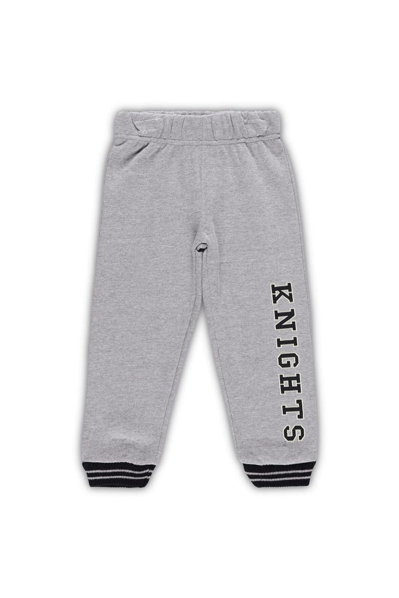 Toddler Colosseum Black/Heathered Gray UCF Knights Poppies Pullover Hoodie and Sweatpants Set, Alternate, color, Black