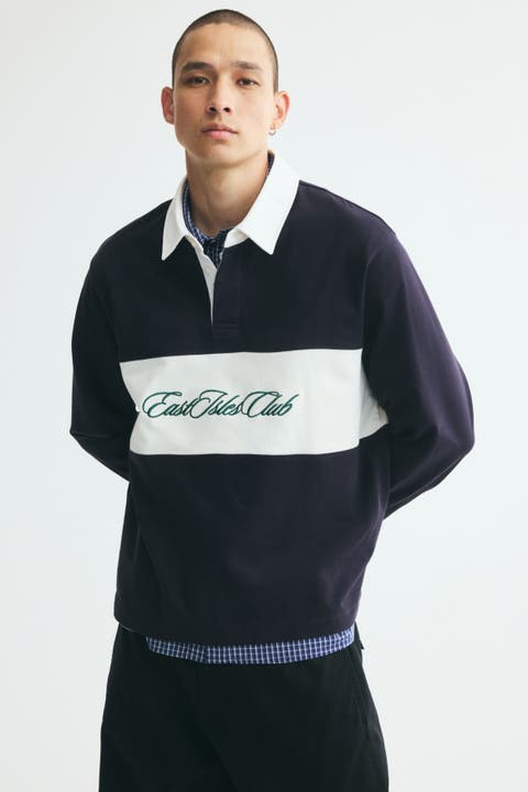 Regular-fit Cotton Rugby Shirt