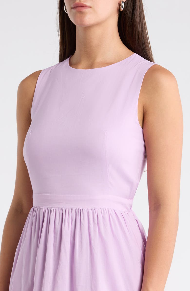 SUGARLIPS Jiie Tiered Maxi Dress, Alternate, color, Lavender-Multi