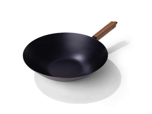Alva Forest 12" Carbon Steel Wok In Blue