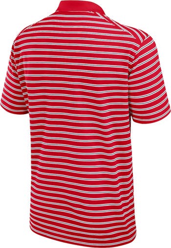 Nike Men s Nike Red White Georgia Bulldogs Primetime Victory Striped Performance Polo Nordstrom