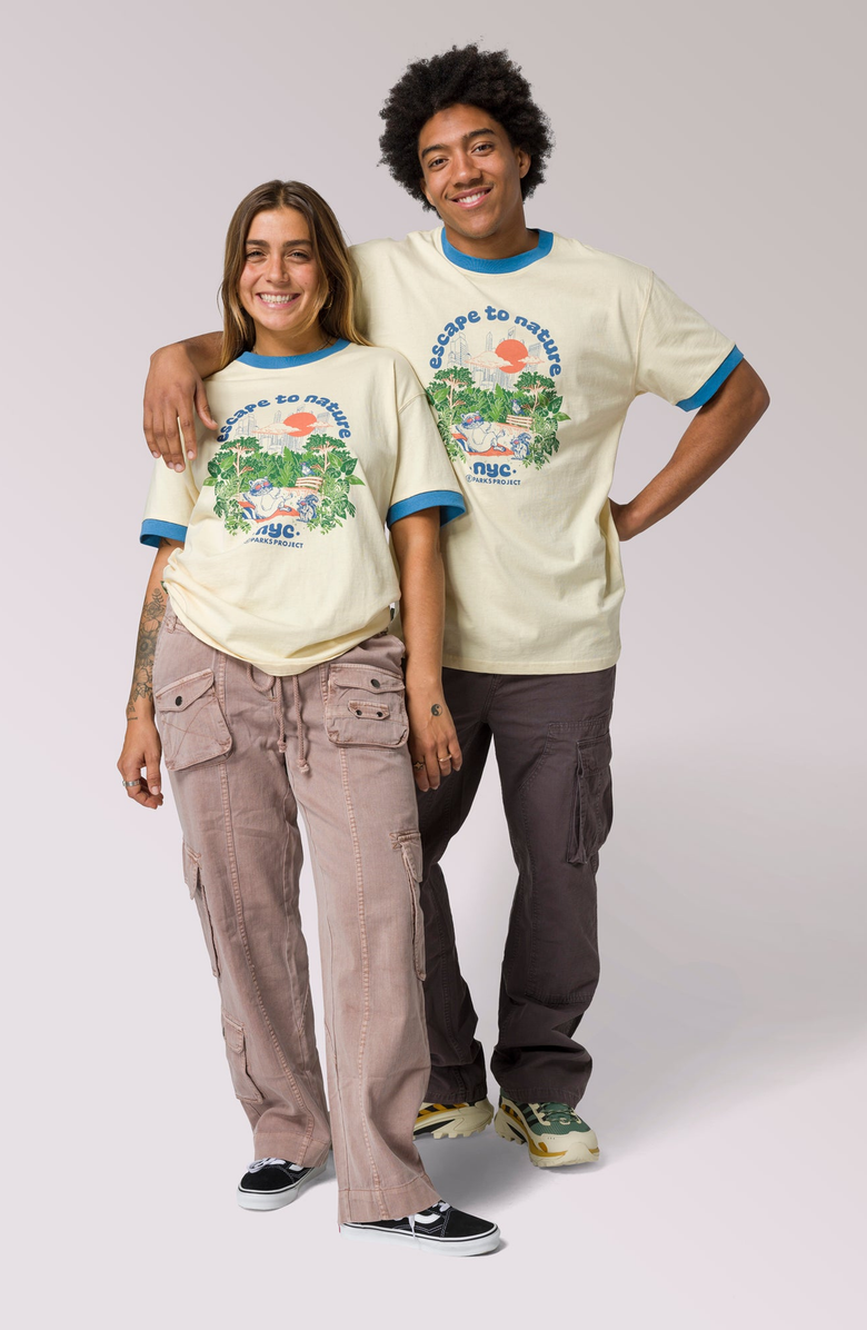 Parks Project NYC Escape Tee, Alternate, color, Natural