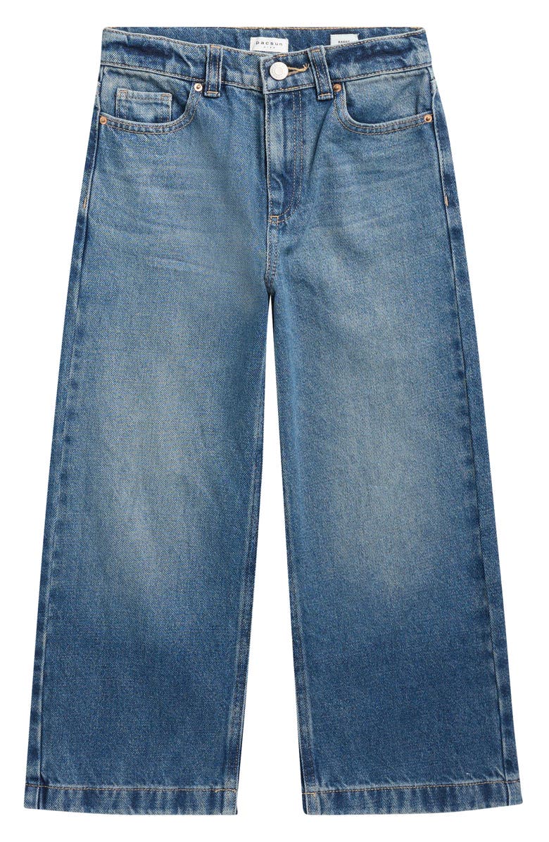 PacSun Tena Baggy Jeans, Main, color, Medium Indigo