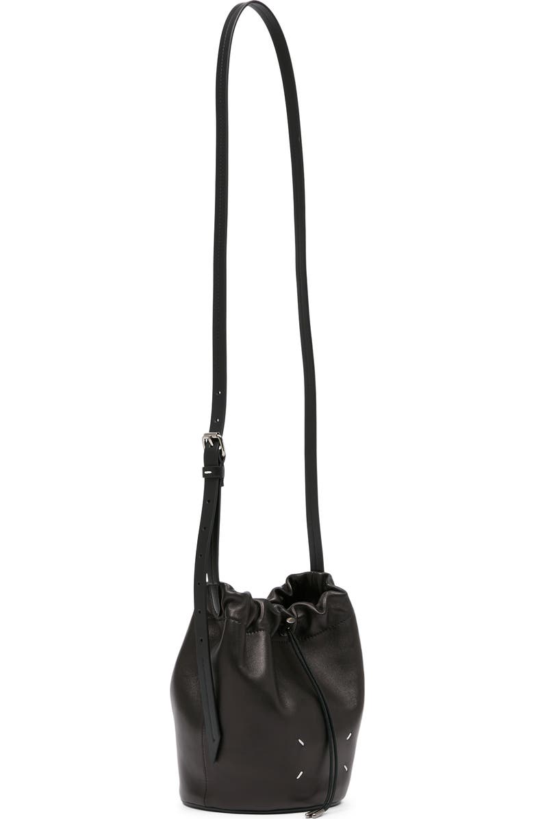 Maison Margiela Belt Leather Crossbody Bag, Alternate, color, Black/ Black/ Black