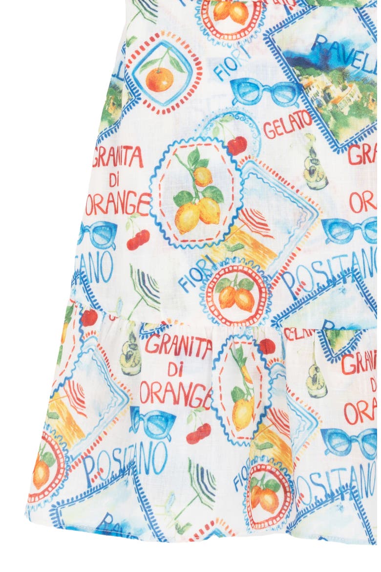 Kids' Postcard Sun Dress, Alternate, color, MULTI