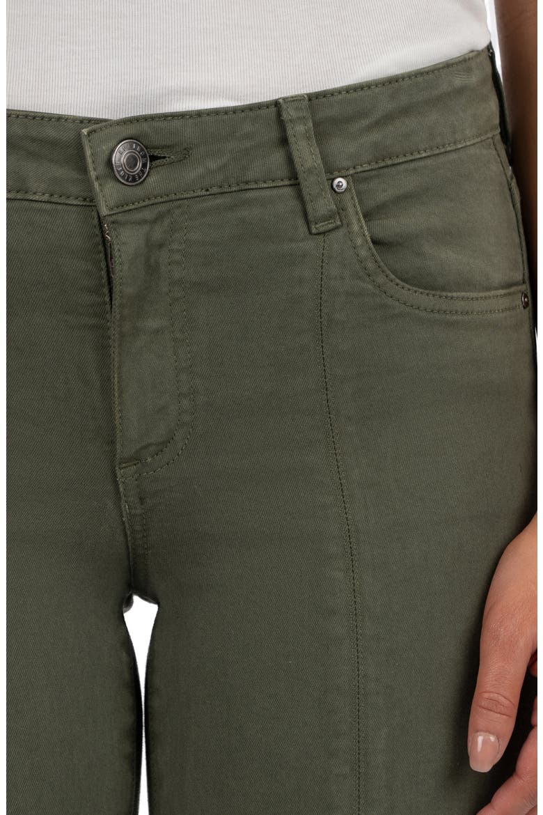 Amy Fray Hem Cuff Skinny Jeans, Alternate, color, TREE