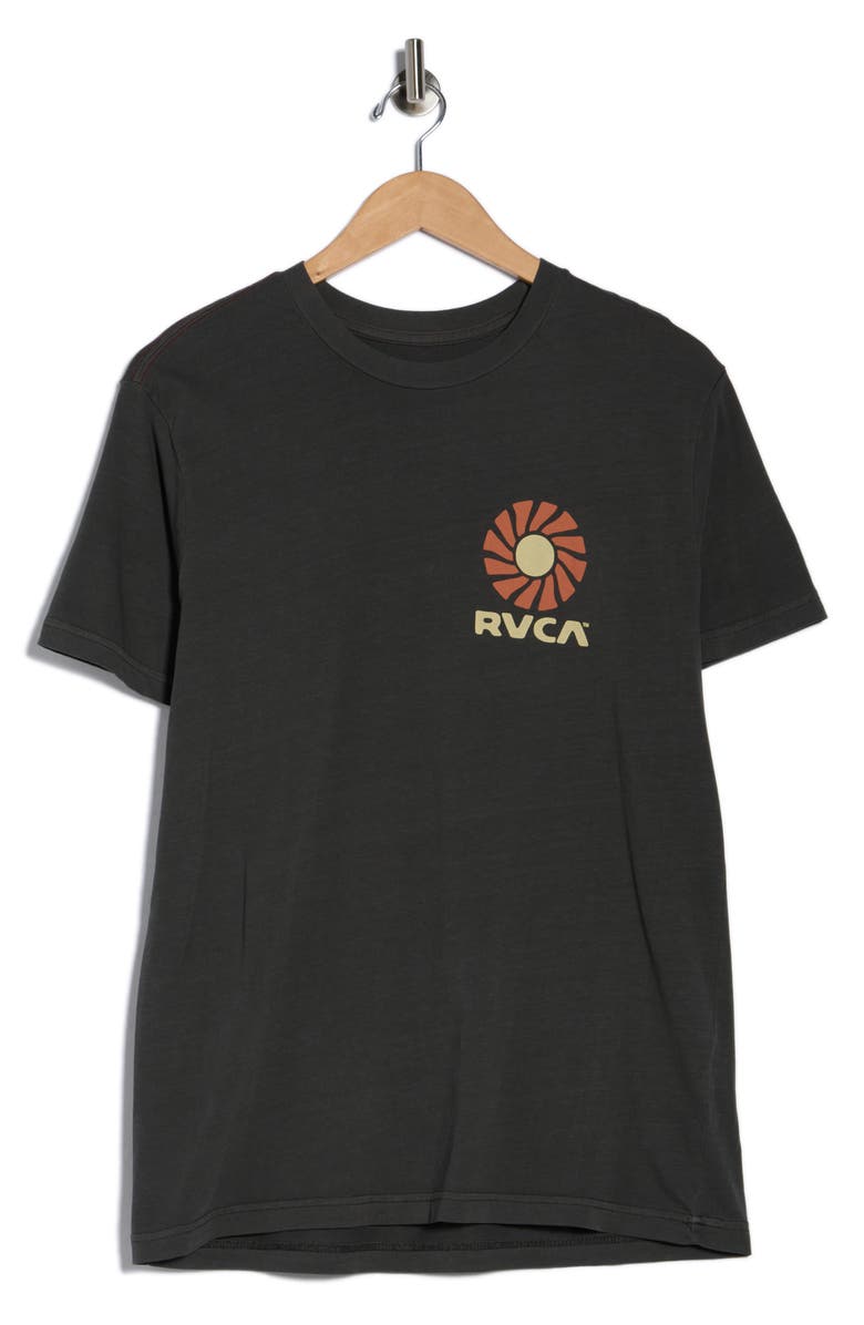 RVCA Sun Phase Graphic T-Shirt, Main, color, Pirate Black