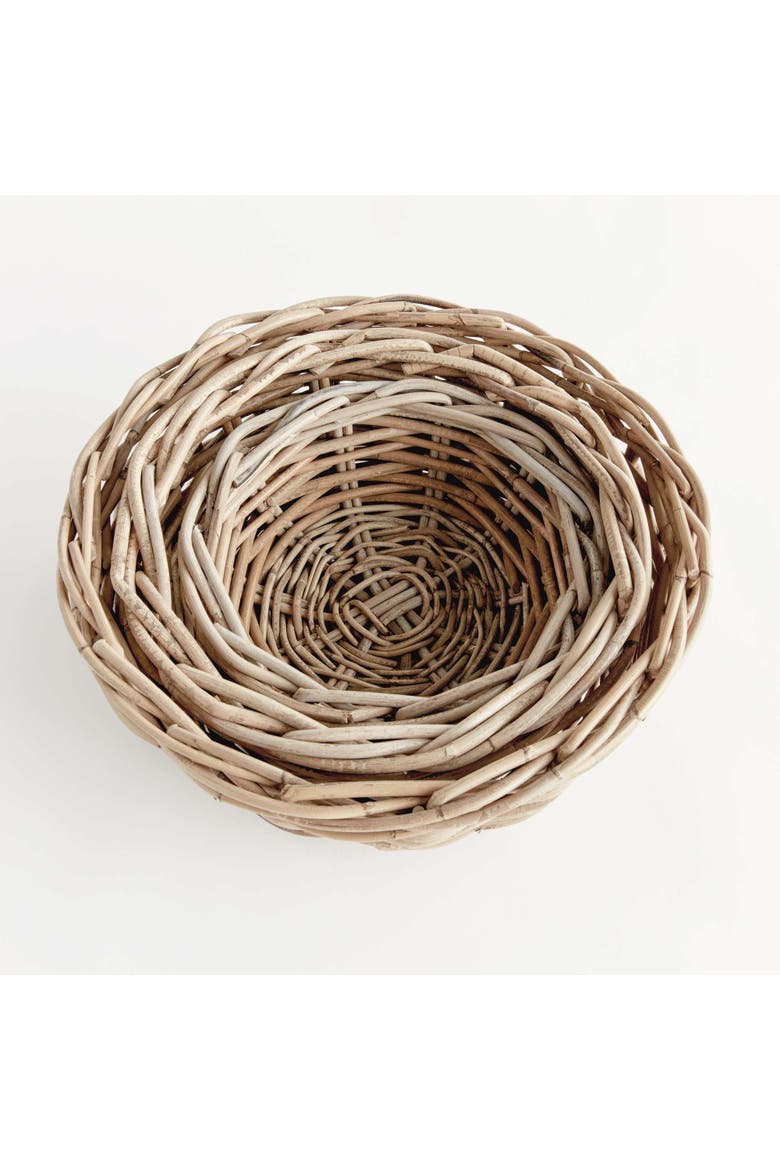 Normandy Low Bowls Set Of 3, Alternate, color, Beige