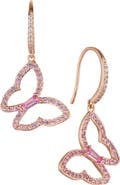Nadri Cirque Pavé Cubic Zirconia Butterfly Drop Earrings