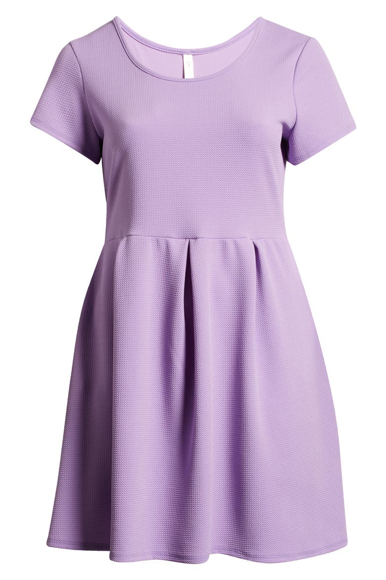 Scoop Neck Knit Dress, Alternate, color, LILAC