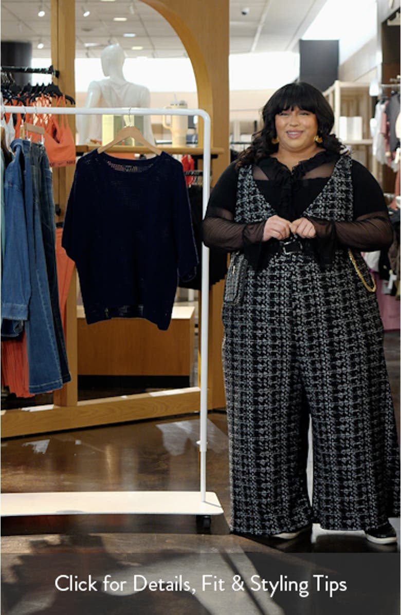 Open Stitch Cotton Crewneck Sweater, sales video thumbnail