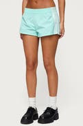 EDIKTED Nikki Side Stripe Nylon Shorts
